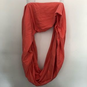 American Apparel Circle Scarf, Coral